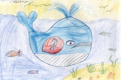 Иона во чреве кита. Вика, 7 лет, г. Таганрог, 2012