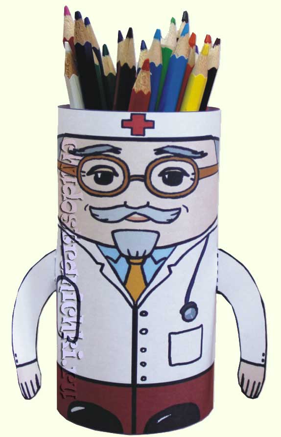 Подставка для карандашей «Доктор»